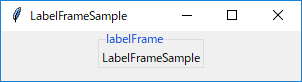 LabelFrameSample
