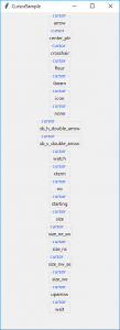 【Python GUI tkinterサンプル】Widget上でカーソル(cursor)を変更する | エンジニアになりたいブログ